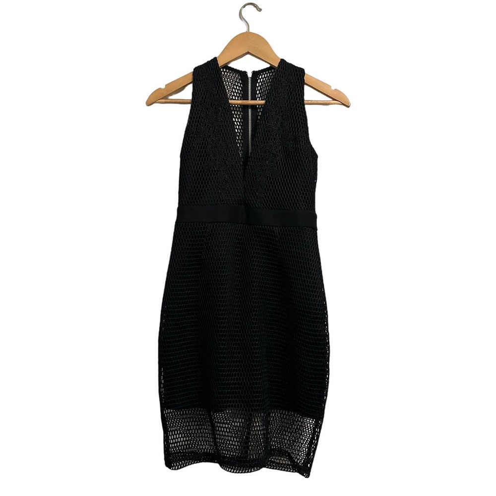 Bizz Women's Fishnet Cocktail Dress Size Small
